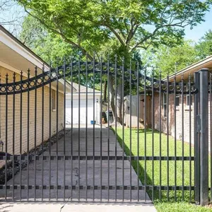 Powder Coated Wrought Iron Main Gate and Garden Fence for Houses thumbnail-3