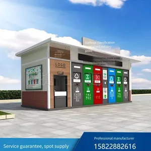 Outdoor Functional Garbage Room, Community Environmental Sanitation Garbage Station, Intelligent Garbage Bin Station. Free Design and Production Manufacturer thumbnail-3