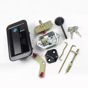 Original SANY Cabin Door Lock Latch Handle Kit | Stainless Steel Pestillo Puerta Cabina for SY75C SY215 Excavators thumbnail-6