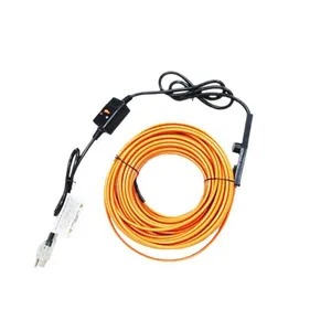 Herstellerbezogene Haushalts-Elektroheizkabel mit Kupferleiter und PVC-Isolierung für Anwendungen beim Schneeschmelzen auf Dachrinnen und Straßen thumbnail-1
