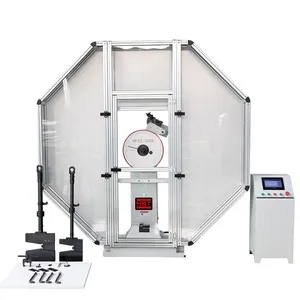 HST Touch Screen Pendulum Impact Testing Machine Plastic Izod Charpy Impact Tester Rubber Strength Testing Machine JBS-750C thumbnail-2