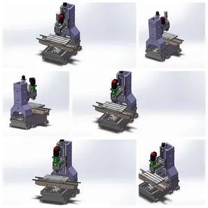7136 Cnc Milling Machine, xk Small Cnc Milling Machine, Bed Cnc Milling Machine thumbnail-2