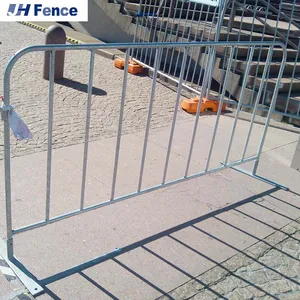 Manufacturer Customized Cheap Crowd Control Fence Hot Dipped Galvanized Steel Barrier High Quality Road Safety Temporary Fence thumbnail-5