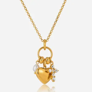 304 Stainless Steel Necklace With 18K Gold PVD Coating - 2-Year Color Retention Guarantee thumbnail-5