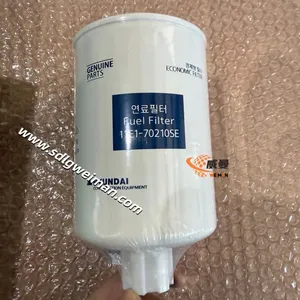 Hyundai Filter Fuel 11E1-70210 11NA-70110 11E1-70010 for Hyundai Excavator thumbnail-1