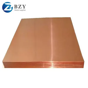Factory Price Pure Copper Plate Sheets 1mm-3mm Thickness Bright Surface T1 T2 T3 Brass Plate for Industrial & Decorative thumbnail-5