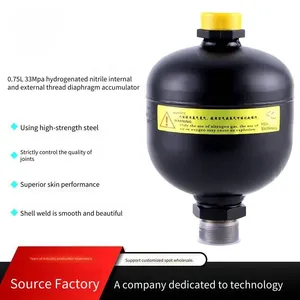 Diaphragm Accumulator Hydraulic Gxq - 0.075/0.32/0.75/1l Nitrogen Tank, Alternative to Hydac thumbnail-1