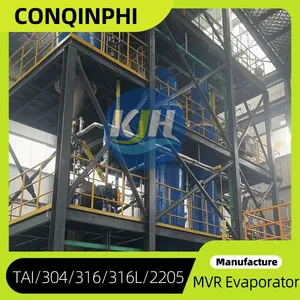 Automatic MVR Evaporator Crystallizer, 220V/380V, 1-10 Ton/Day Capacity, 316L Stainless Steel thumbnail-1