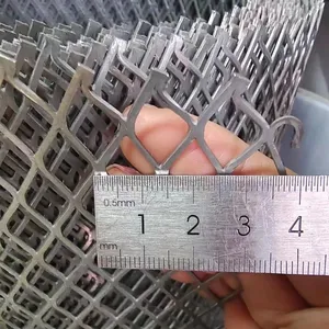 Expanded Metal Security Mesh for Building Facade, 304 Stainless, 3mm Thick, 4x8ft, Anti-Climb, Durable thumbnail-4