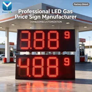 Custom Outdoor LED 7-Segment Gas Price Sign Board With SDK & OEM Support IP65 Waterproof thumbnail-1