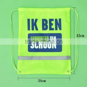 Hot Sell 2015 New Products School Boys Custom Gym Drawstring Bag thumbnail-4