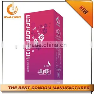 HONGJIWEIYE Latex Condoms Bulk Male Condom Picture OEM for Foreign Customer thumbnail-1