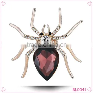 2015 Fashion Rose Gold Lady Cheap Wedding Brooches Realistic Brooch thumbnail-1