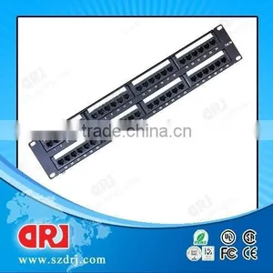 China Supplier 2U Cat5e UTP RJ45 48 Ports Patch Panel thumbnail-1