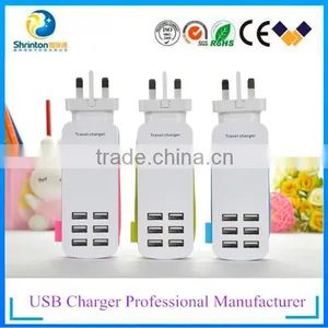 5V 6A UK Travel Plug, USB Travel Socket, Wall Adapter With Fast Charging thumbnail-4