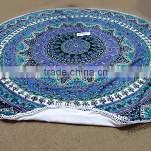 Soft Microfibre Round Beach Towel Pareo Turkish Towel thumbnail-3