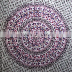 Mandala Cotton Tapestry Indian Ethnic Throw Sheets thumbnail-4