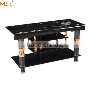 Good Quality Cheap Glass Bent tv Stand thumbnail-1
