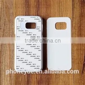 DIY Plastic PC Hard 2D Blank Sublimation Case Back Cover For Samsung S7 thumbnail-1