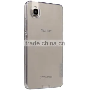 Orginal Nillkin Soft TPU Full Rubber Back Cover for Huawei Honor 7 Clear Gel Case With Dust Plug MT-5370 thumbnail-4