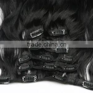 the Best Sale Wholesale Most Popular Ombre Hair Extension Clip In Hair thumbnail-3