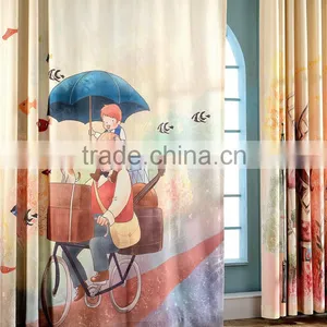 Printed Cartoon Curtain Fabric thumbnail-2