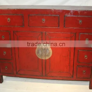 Nine Drawer Two Door Cabinet thumbnail-1