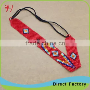 Factory Manufacture Various Beaded Elastic Hair Band thumbnail-1