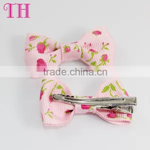 Fancy Hair Accessories Girls Hair Accessories Good Quality Kid Fancy Hair Bands Grosgrain Elastic Bow Headband Wholesaler thumbnail-5