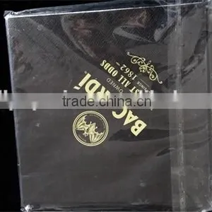 20 Plain Solid Colors 2ply Luncheon Dinner Napkins Paper Logo Printed by Customers Black thumbnail-3