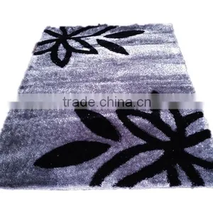 Polyester Shaggy Carpets Tile , Flooring Mat /rug thumbnail-4