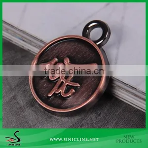 Sinicline Custom Metal Brand Logo Tag for Clothing thumbnail-1