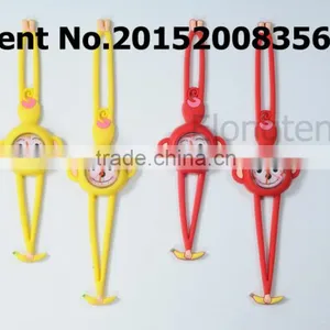 Newest Custom Silicone Multicolor Monkey Kid's Wristwatches With CE thumbnail-2