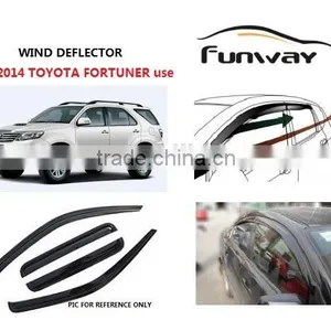 2014 TOYOTA Fortuner Car Rain Visor,Door Visor,Wind Deflector,Weather Deflector,Rain Deflector,Auto Accessories thumbnail-1