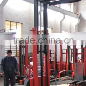 3.3m Cheap12v1.5 Ton Semi Electric Pallet Fork Lift Stacker thumbnail-2