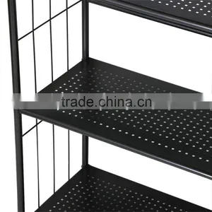 5 Tire Antique Wrought Iron Step Metal Plant Stand thumbnail-4