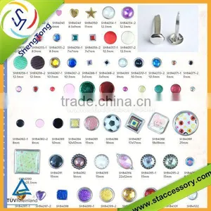 Hot Selling Brads Pearl Fabric Epoxy Flower Etc.brads Scrapbooking Brad Strip Nails thumbnail-1