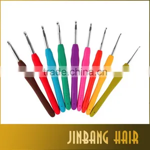 9pcs/set Multicolor Knitting Needles Mixed Metal Crochet Hook Needle Kit thumbnail-3