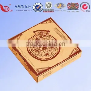Cheaper Hand-Made Recycle E- Flute Paper Corrugated Pizza Boxes Manufacturer, Carton Pizza Delivery Box for Supplier's Choice thumbnail-1