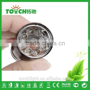 Customized Logo Promotion Gifts Cheap Promotion Flashlight Items Quality Assured 9 LED Flashlight thumbnail-6