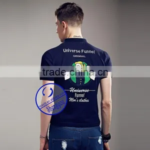 Custom Good Quality New Design Applique Polo Shirts thumbnail-5