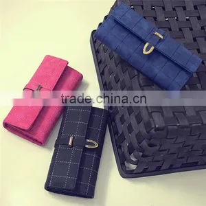 2016 New European and American Retro Matte Folded Wallet Purse thumbnail-1