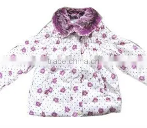 Flower Girls Fur Collar Fashion Jacket thumbnail-1
