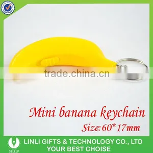Brand Name Cheap Plastic Led Banana Keychain thumbnail-1