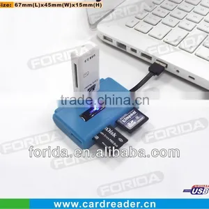 USB 2.0 Hub & Card Reader Sd/ms/tf---express Black Usb Hub Combo thumbnail-1