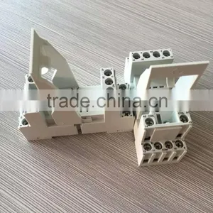 Kontron 12A 4C Contact Din Rail PYF14BE With Clip Relay Socket in White thumbnail-3
