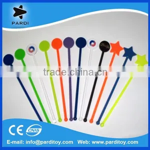 Wholesale High Quality Stirrer Custom Plastic Swizzle Sticks thumbnail-1