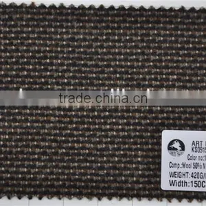 Hot Sell High Quality Wool Viscos Nylon Blend Woolen Fabric for Fashion Coat thumbnail-2