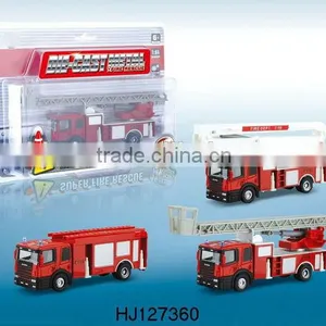 Alloy Sliding Shop Truck Toy, Metal Fire Engine Toy thumbnail-1