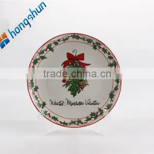 Christmas White Porcelain Dinner Plate Ceramic Dinnerware Plates thumbnail-2